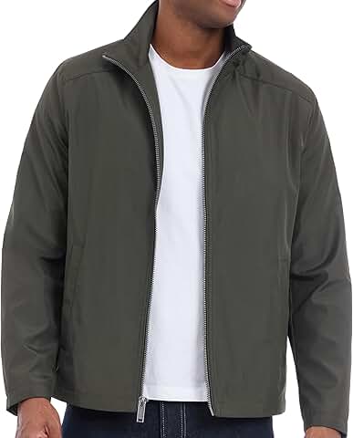 Reinforced Polyester Wind and Water Resistant Jacket
