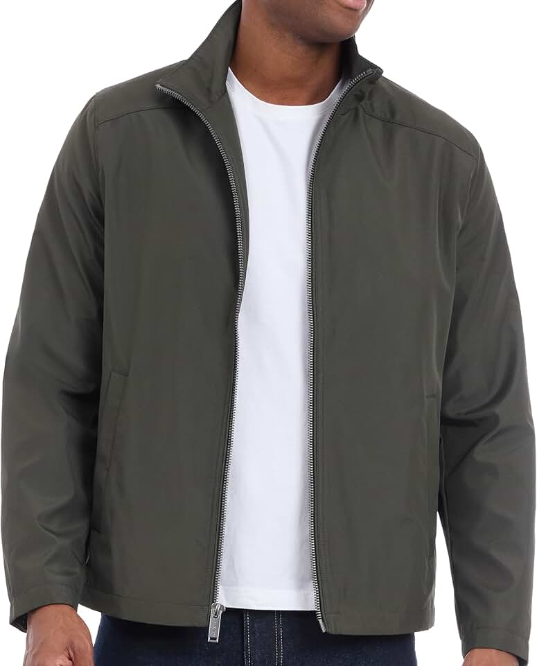 Reinforced Polyester Wind and Water Resistant Jacket