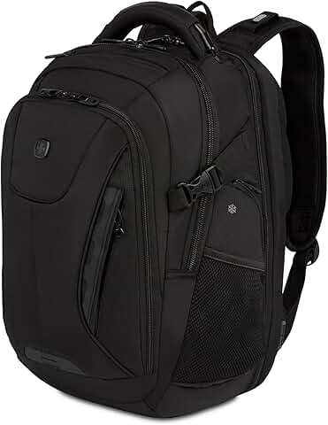 Travel Tech Elite Laptop Backpack with USB and Shoe Compartment