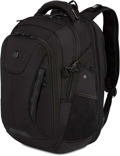Travel Tech Elite Laptop Backpack with USB and Shoe Compartment