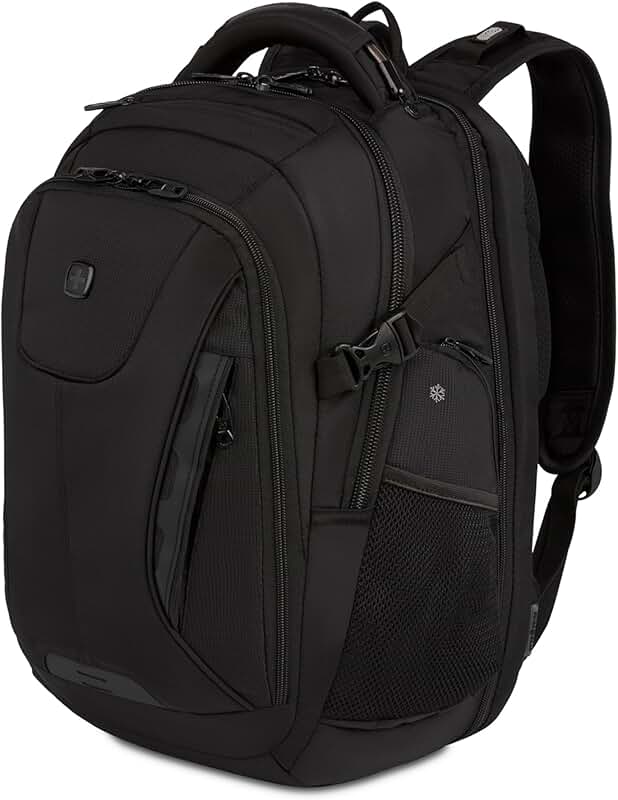 Travel Tech Elite Laptop Backpack with USB and Shoe Compartment
