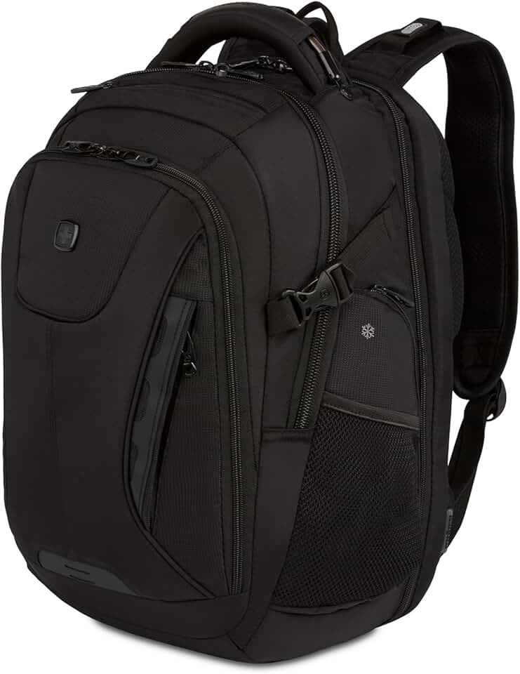 Travel Tech Elite Laptop Backpack with USB and Shoe Compartment
