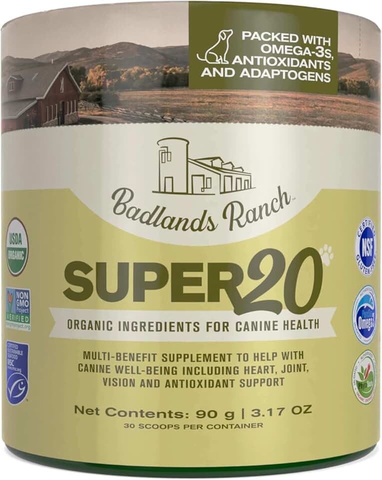 Super20 Canine Supplement for Overall Well-Being