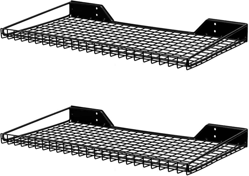 Heavy Duty Metal Wall Shelves, 2 Pack, 23.6"x11.8"