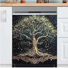 Decorative Tree of Life Magnet Cover for Kitchen
