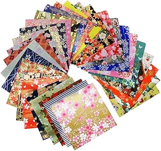 Japanese Washi Paper, 3.7" x 3.7", 30 Sheets