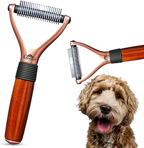 Luxury Pet Grooming Rake for Dematting and Shedding