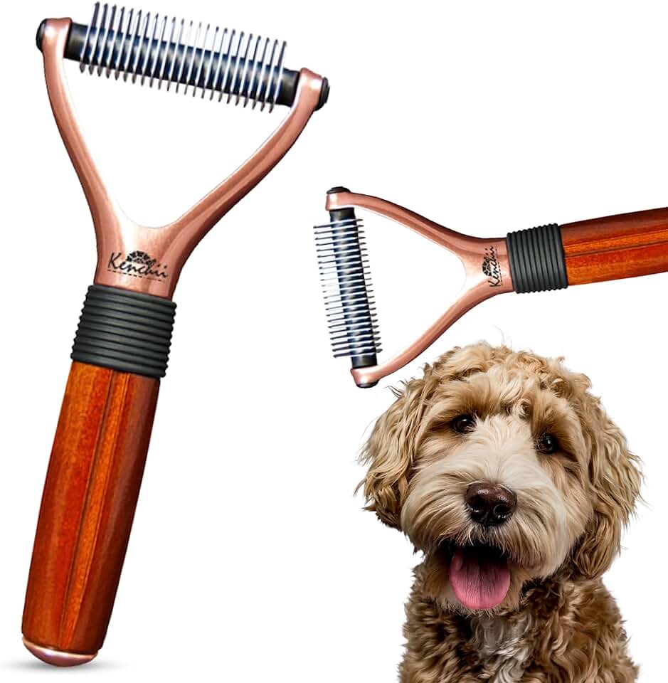 Luxury Pet Grooming Rake for Dematting and Shedding