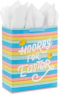 15-inch Easter Gift Bag with Tissue Paper