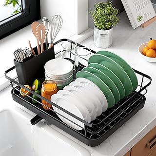 Dish Drying Rack for Kitchen Counter, 12x15.5 inches