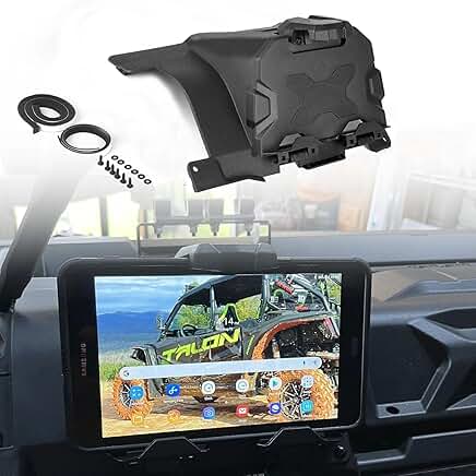 Device Holder for Can-Am Defender with Storage Tray