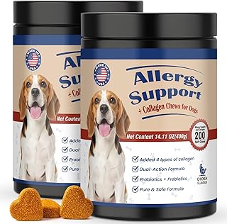 Pet Allergy Relief Chews for Dogs and Cats