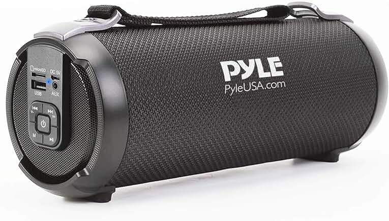 Wireless Portable Bluetooth Boombox with FM Radio and USB Playback