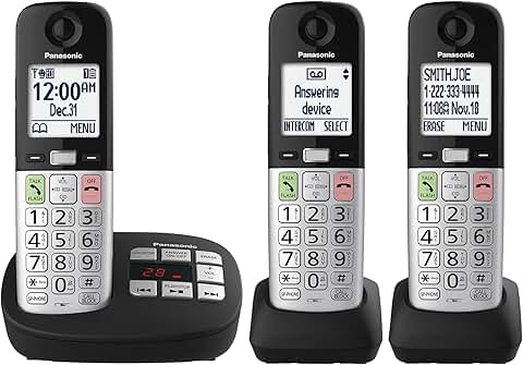 Easy-to-Use Cordless Phone with Large Display and Big Buttons