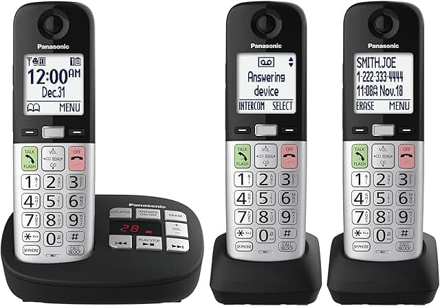 Easy-to-Use Cordless Phone with Large Display and Big Buttons