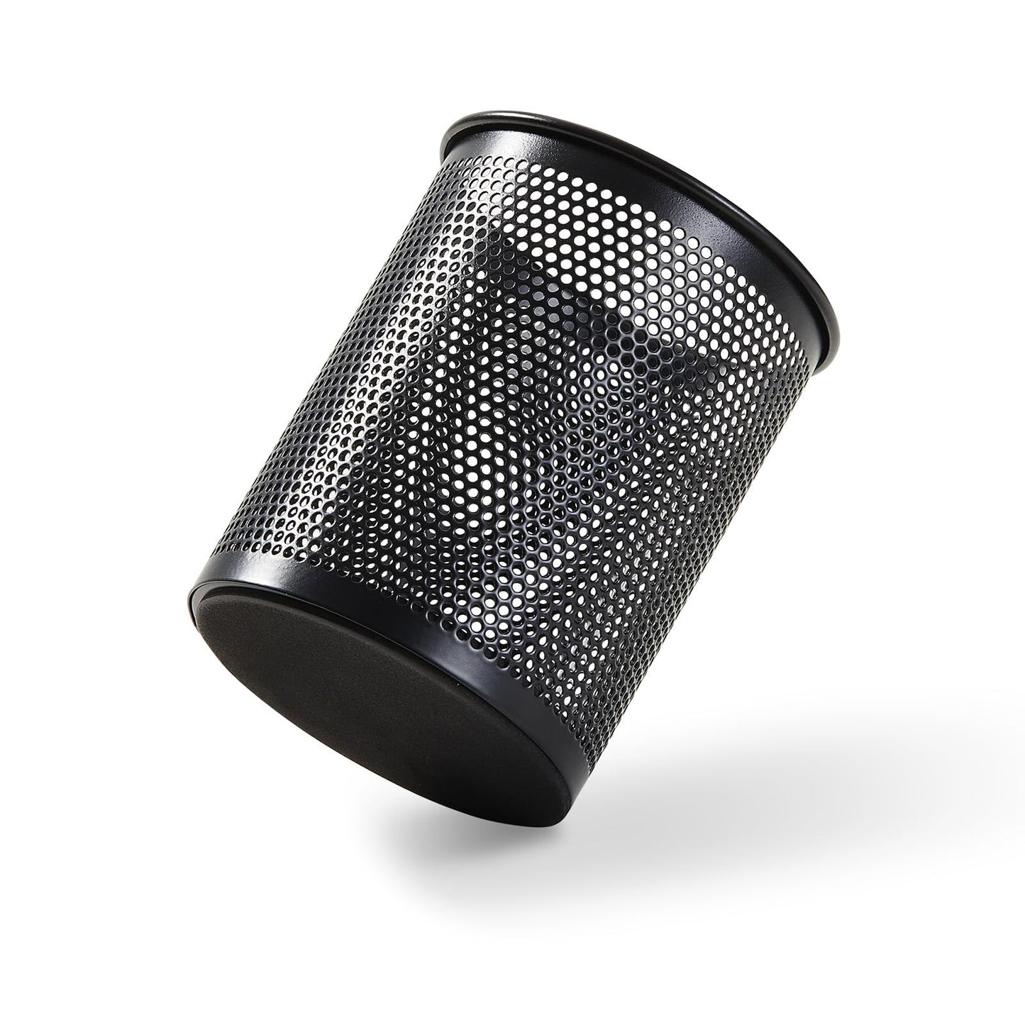 Wire Mesh Pen Holder with Foam Pad and Non-Slip Bottom