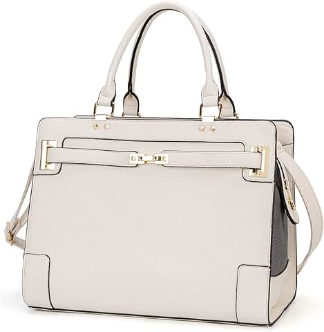 Soft Leather Pet Carrier for Small Dogs and Cats