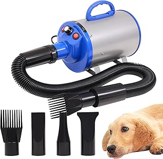 2800W Pet Dryer with Adjustable Speed and Heat