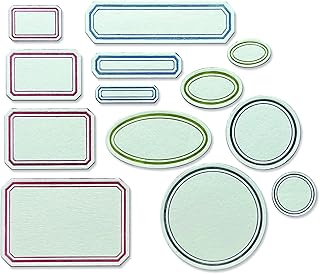 Vintage Labels Thinlits Die Set, 13 Pieces
