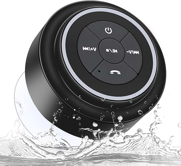 Wireless Waterproof Shower Speaker with Suction