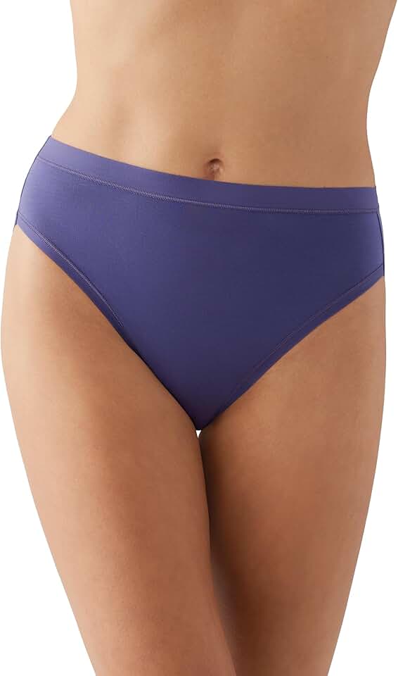 Women's Simple Cotton Hi-Cut Brief Panty