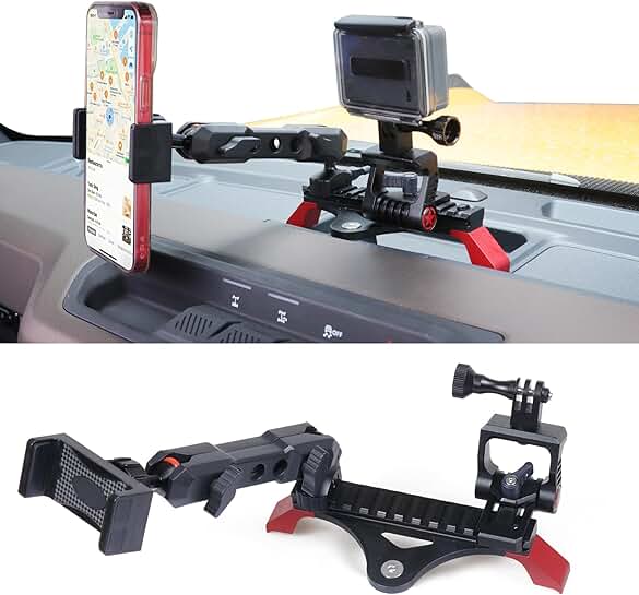 Dash Phone Mount for Ford Bronco with 360° Adjustment