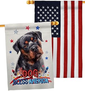 Patriotic Dog House Flag Pack for Garden Yard