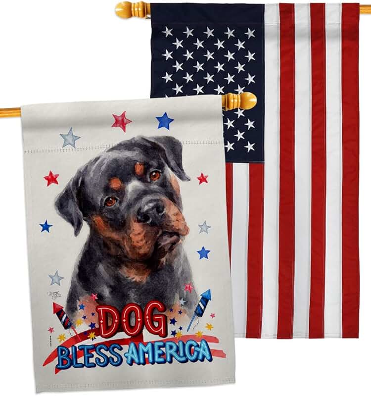 Patriotic Dog House Flag Pack for Garden Yard