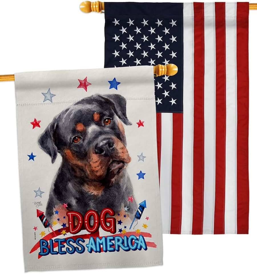 Patriotic Dog House Flag Pack for Garden Yard