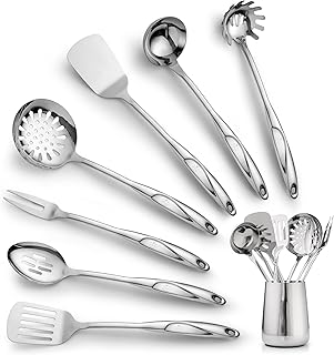8-Piece Stainless Steel Kitchen Utensil Set