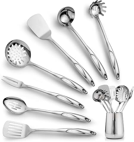 8-Piece Stainless Steel Kitchen Utensil Set