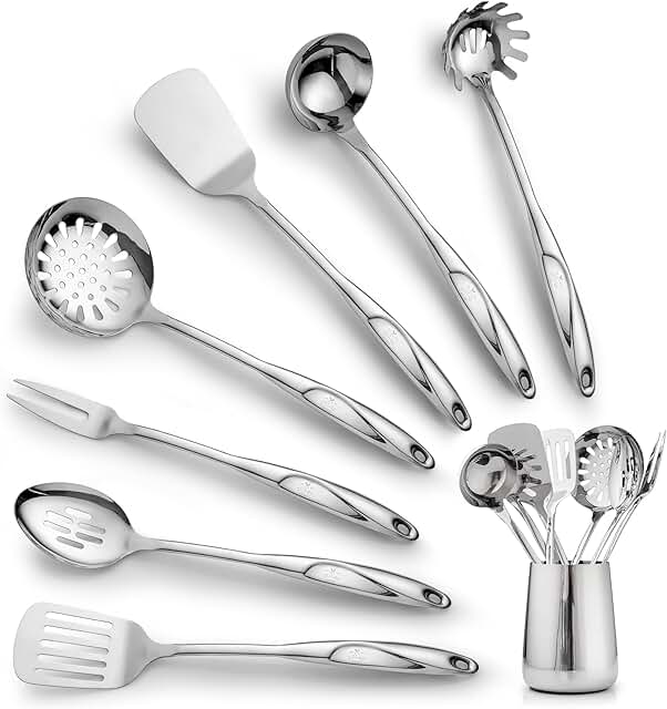 8-Piece Stainless Steel Kitchen Utensil Set