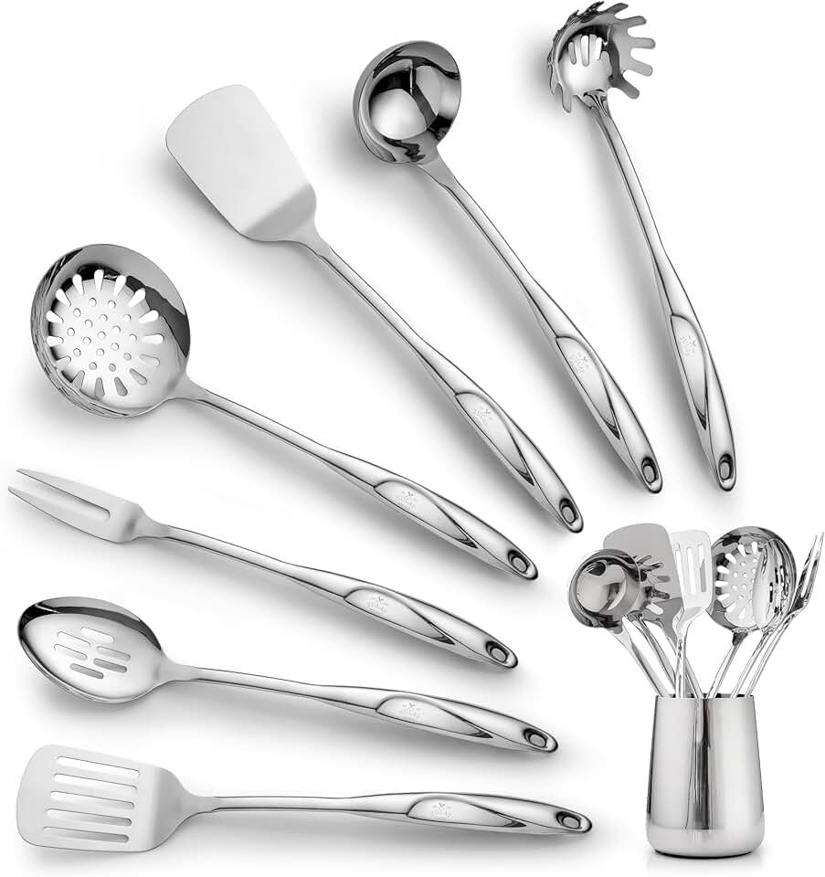 8-Piece Stainless Steel Kitchen Utensil Set
