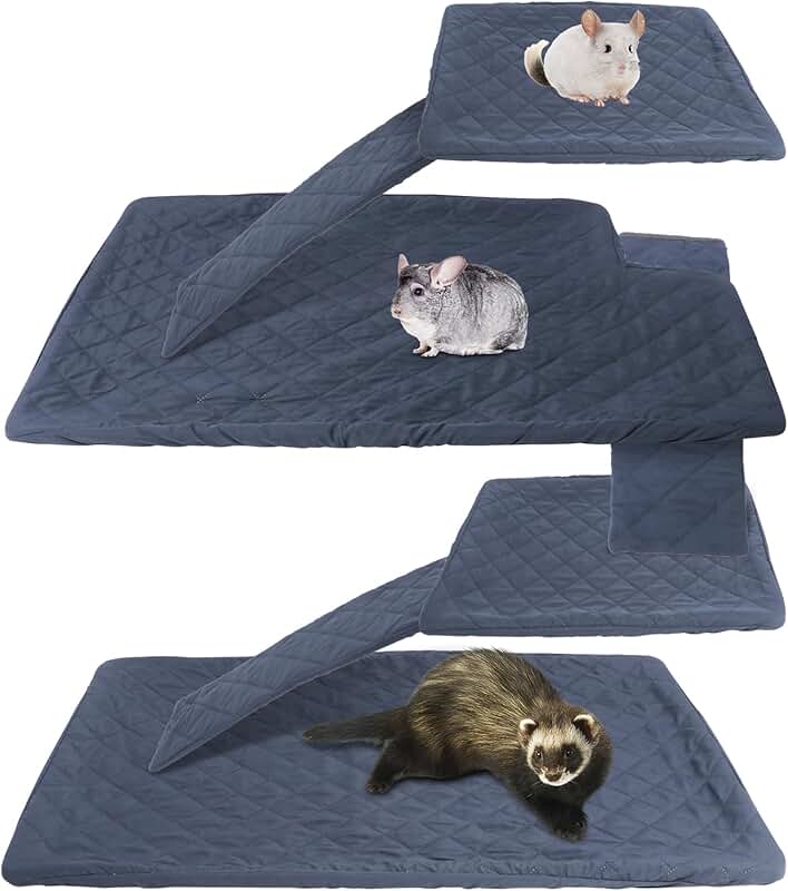 Washable Ferret Cage Liner Set for Small Animals