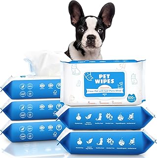 Dog Wipes for Paws and Face, 600 Count