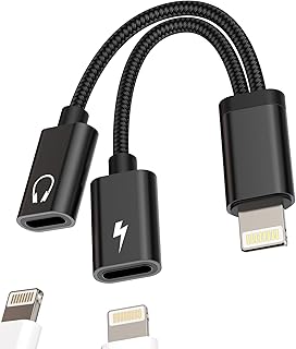 Dual Lightning Headphone and Charger Adapter