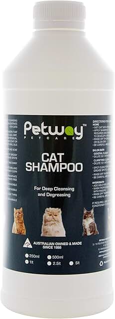 Natural Cat Shampoo for Dandruff and Cleanliness