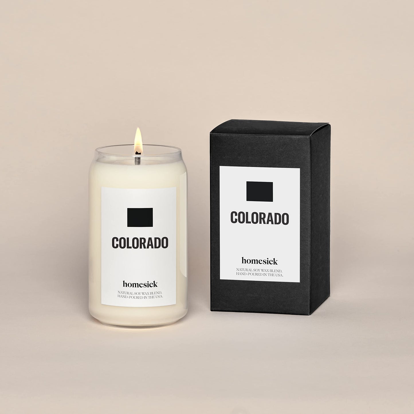 Premium Scented Candle, Colorado  Scents of Spruce Needles, Cinnamon, 13.75 oz, 60-80 Hour Burn, Natural Soy Blend Candle Home Decor, Relaxing Aromatherapy Candle