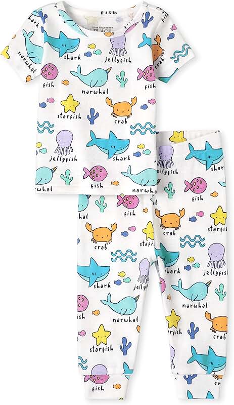 Baby Boys' Cotton Short Sleeve Top and Pants Set