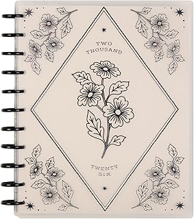 Large disc-bound planner for 2026 with extra months and stickers