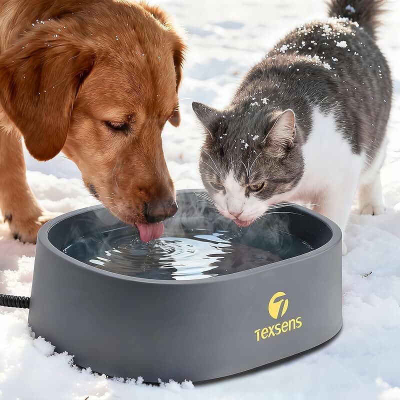 Heated Water Bowl for Large Dogs and Pets