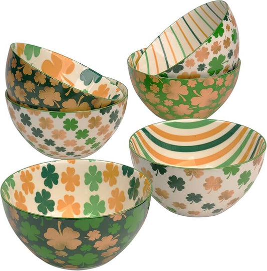 Set of 4 Large Oval Serving Bowls, 35 oz