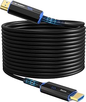 8K HDMI Fiber Optic Cable 100 Feet, 48Gbps, HDR, eARC