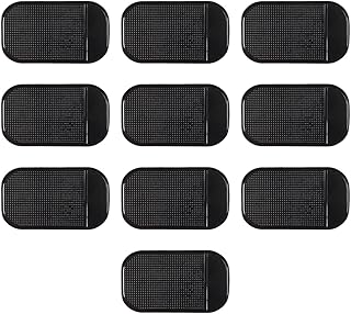 Set of 10 Non-Slip Dashboard Mats for Phones Keys and More