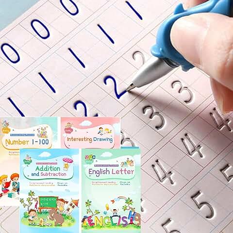 Reusable handwriting practice books for kids