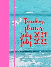 Teacher planner for July 2021 to July 2022, 175 pages