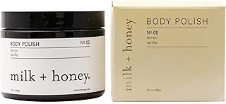 Gentle Sea Salt and Sugar Body Scrub with Coconut and Lemon