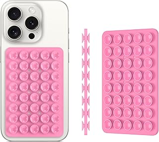 Double-Sided Silicone Suction Phone Mount for Hands-Free Use