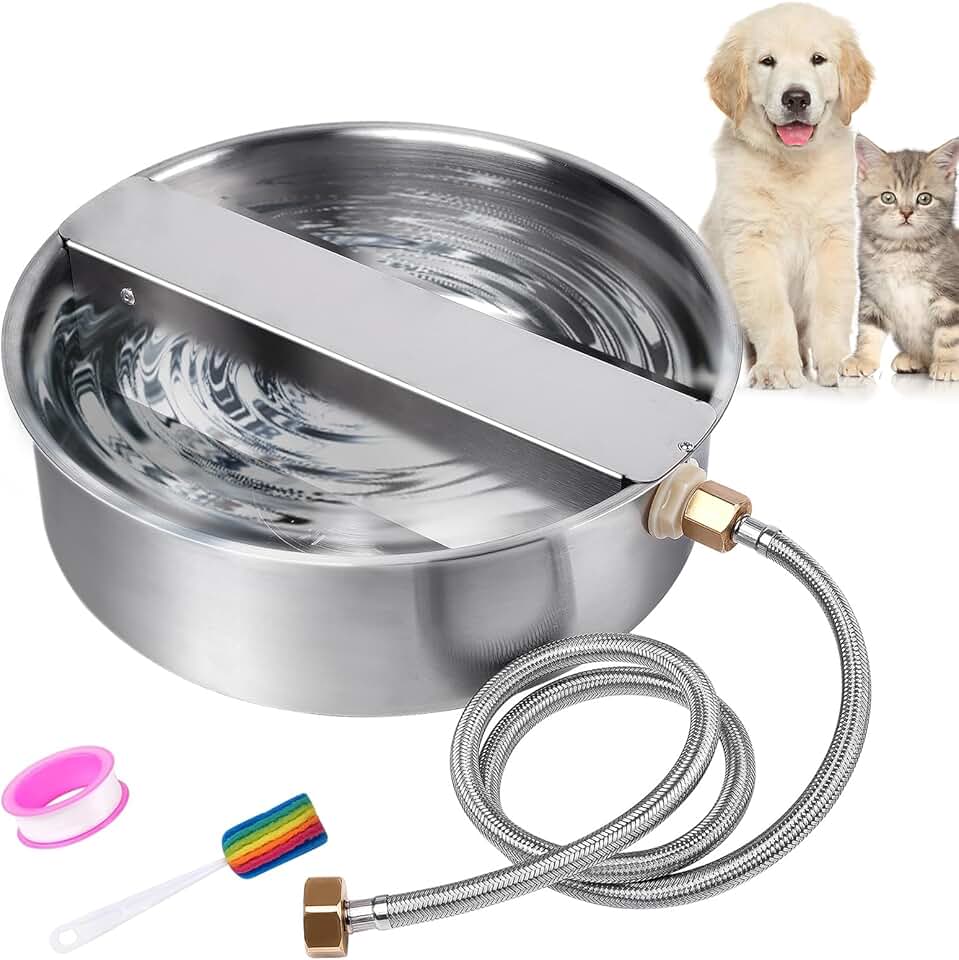 Automatic Large Dog Water Dispenser with Float Valve
