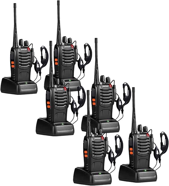 Long Range Two Way Radios for Adults (6 Pack)